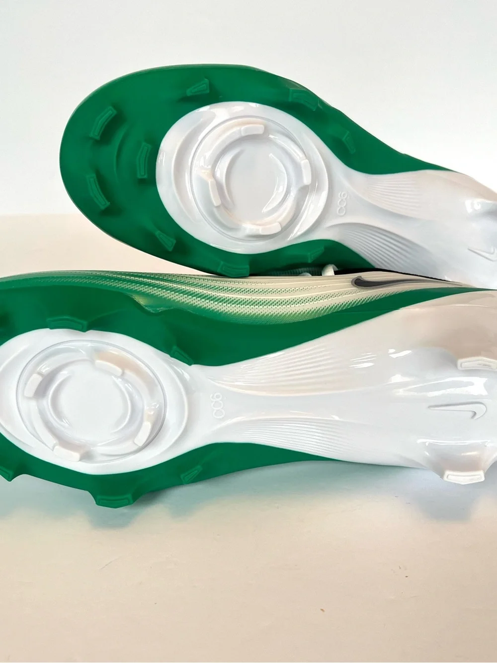 Nike Men's Vapor Speed 3 White Stadium Green Football Cleats HM8849-100 Sz 8 12